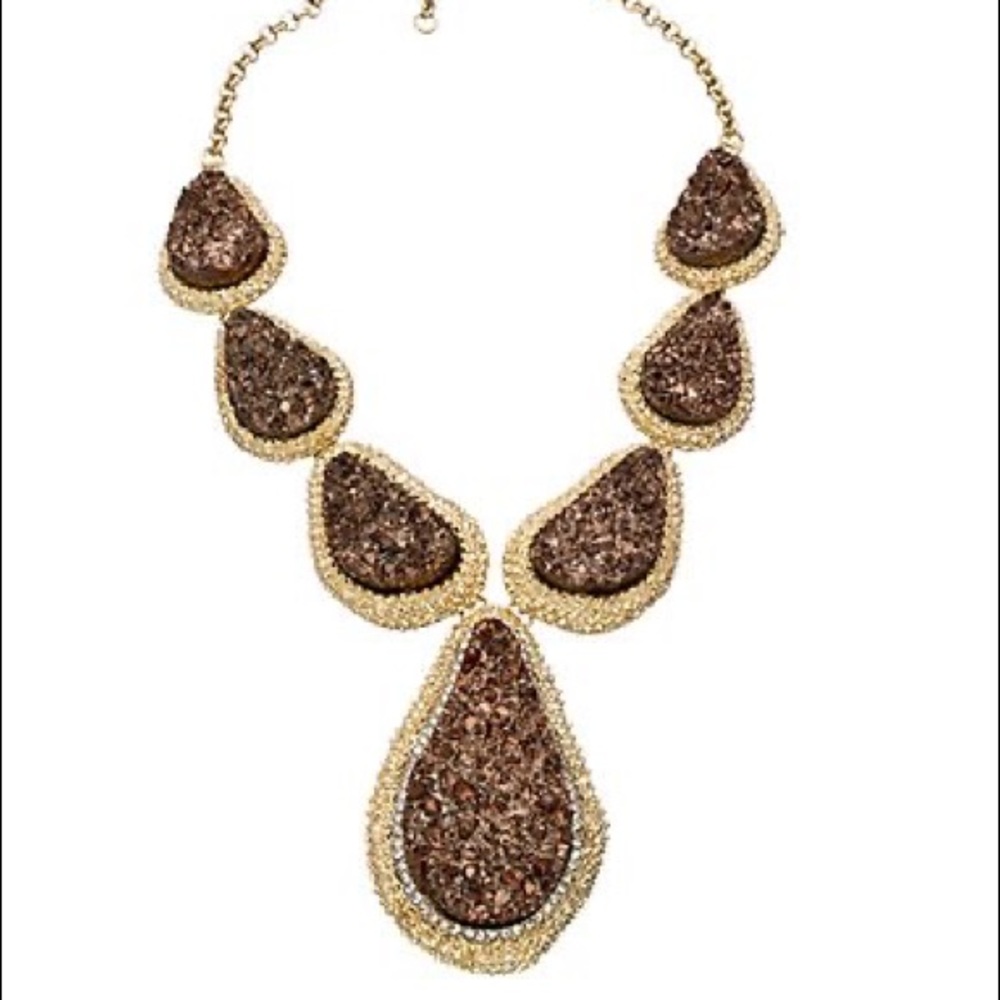 Max & Chloe Blu Bijoux Copper Teardrop Necklace